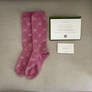 GUCCI | Children’s GG Lamé Socks